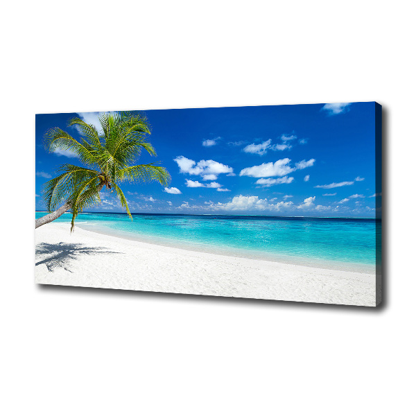 Canvas wall art Tropical beach