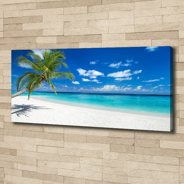 Canvas wall art Tropical beach