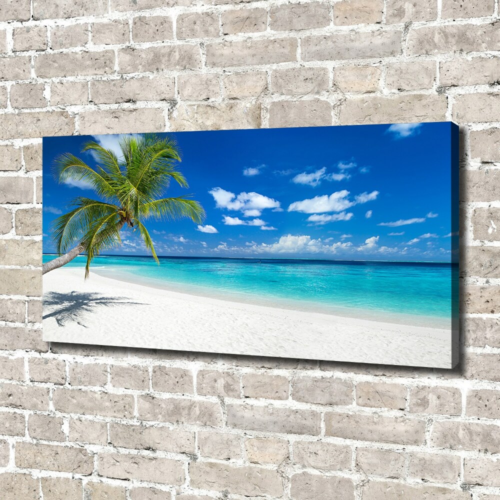 Canvas wall art Tropical beach