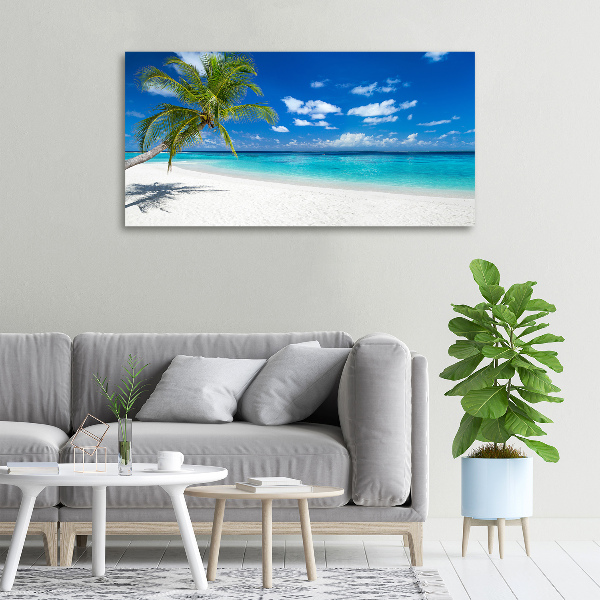 Canvas wall art Tropical beach