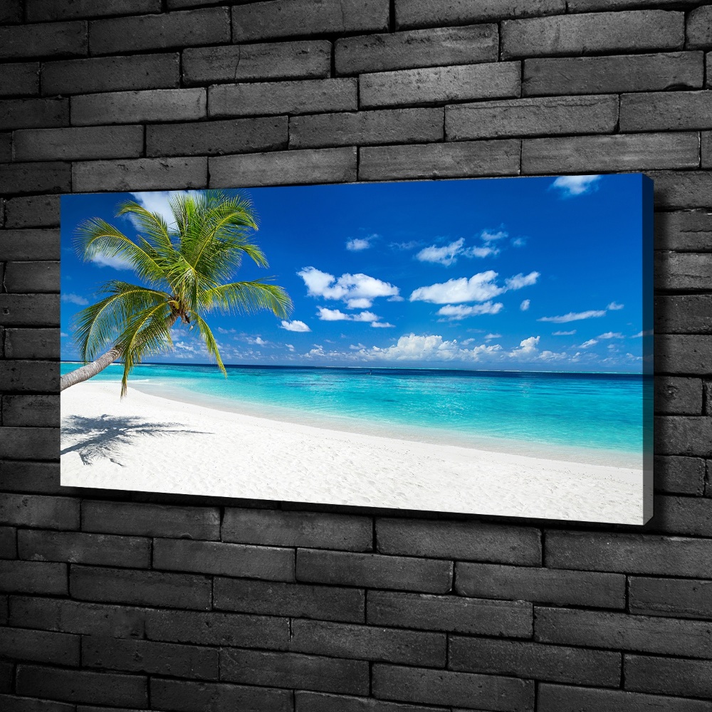 Canvas wall art Tropical beach