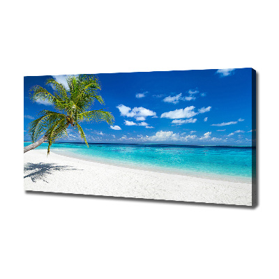 Canvas wall art Tropical beach