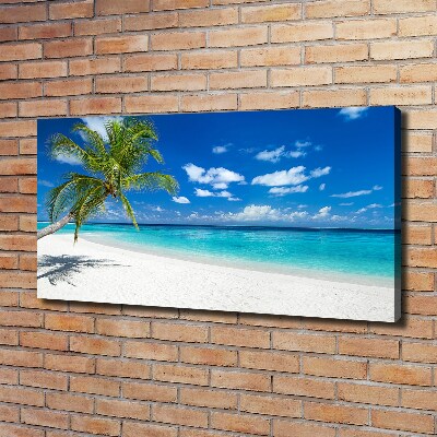 Canvas wall art Tropical beach