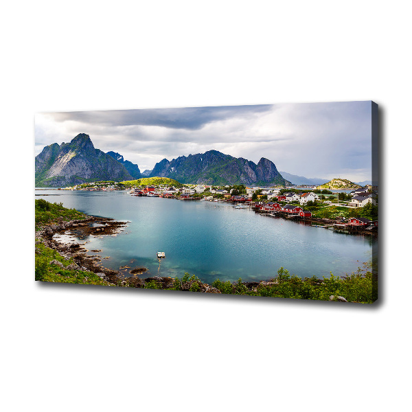 Canvas wall art Lofoty in Norway