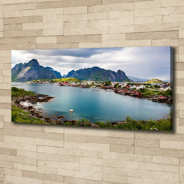 Canvas wall art Lofoty in Norway