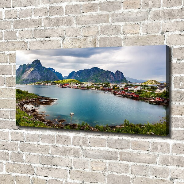 Canvas wall art Lofoty in Norway