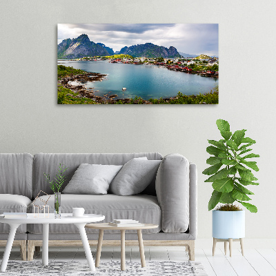 Canvas wall art Lofoty in Norway