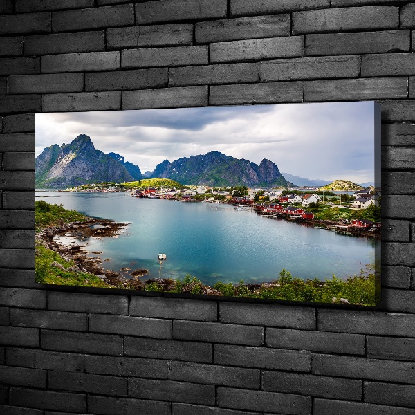 Canvas wall art Lofoty in Norway