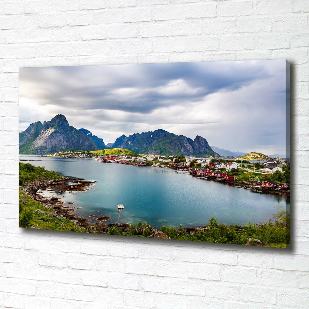 Canvas wall art Lofoty in Norway