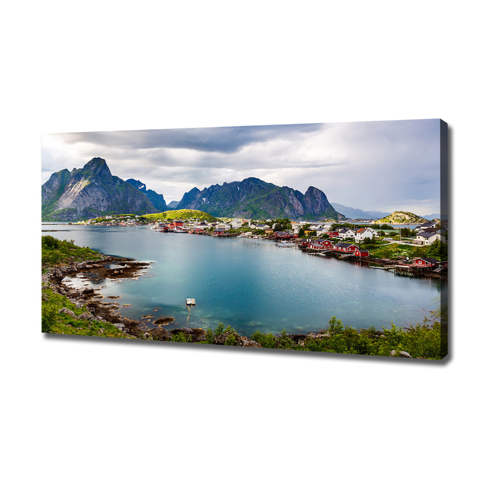 Canvas wall art Lofoty in Norway