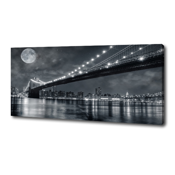 Canvas wall art Brooklyni bridge