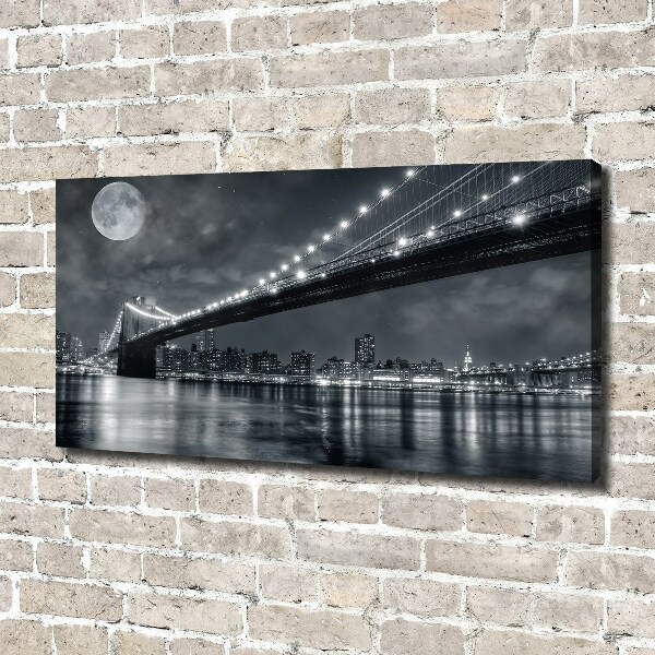 Canvas wall art Brooklyni bridge