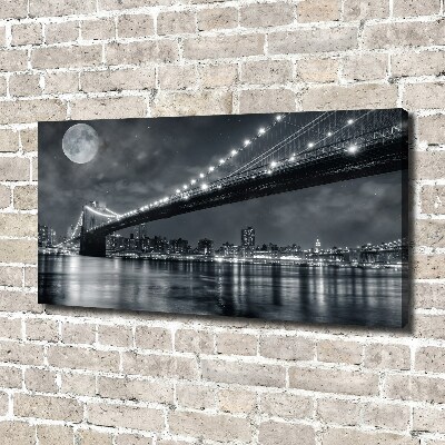 Canvas wall art Brooklyni bridge