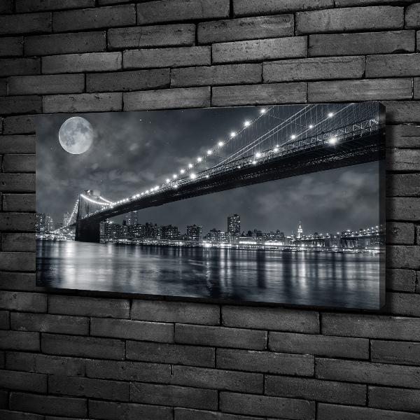 Canvas wall art Brooklyni bridge