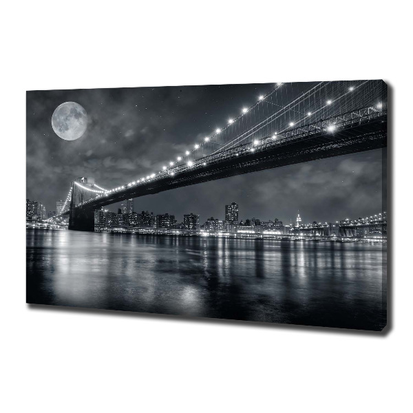 Canvas wall art Brooklyni bridge