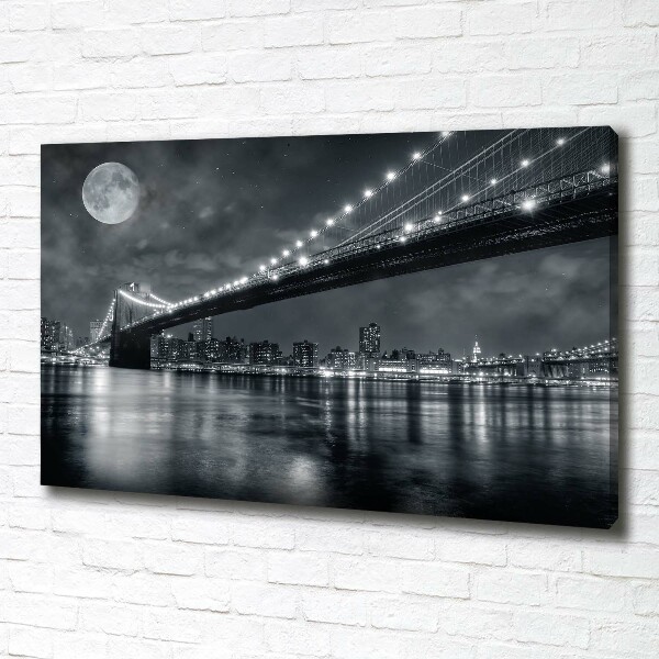 Canvas wall art Brooklyni bridge