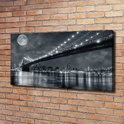 Canvas wall art Brooklyni bridge