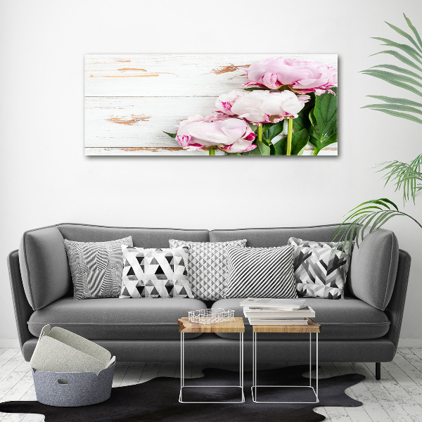 Canvas wall art Peonies