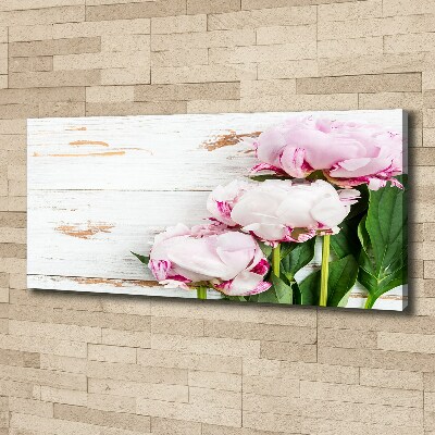 Canvas wall art Peonies