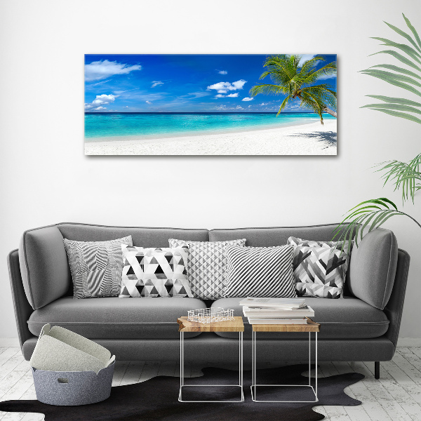 Canvas wall art Tropical beach