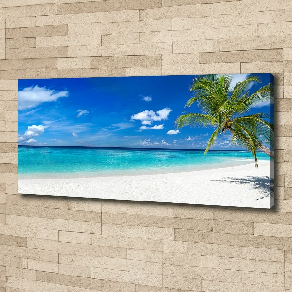 Canvas wall art Tropical beach