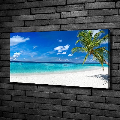 Canvas wall art Tropical beach