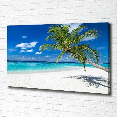 Canvas wall art Tropical beach