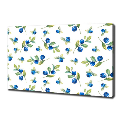 Canvas wall art Blueberry