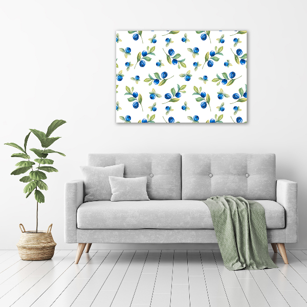 Canvas wall art Blueberry