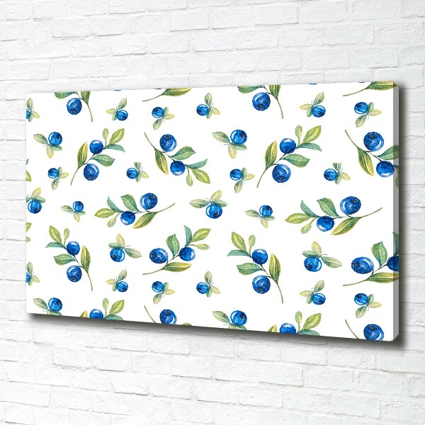 Canvas wall art Blueberry