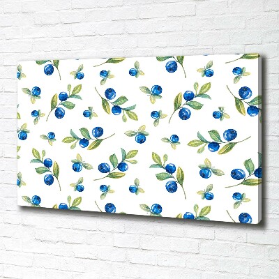 Canvas wall art Blueberry