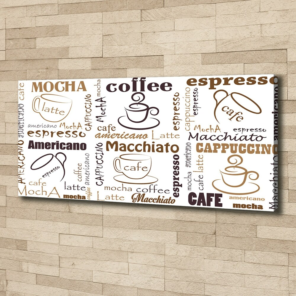 Canvas wall art Coffee time