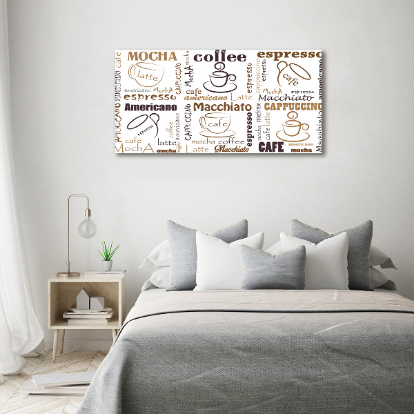 Canvas wall art Coffee time