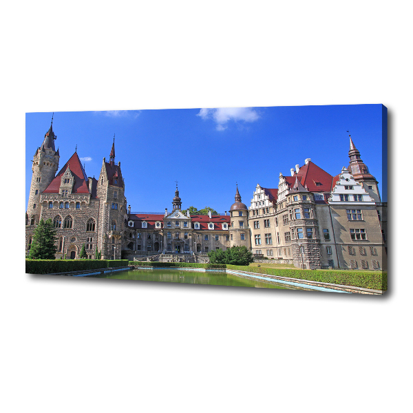 Canvas wall art Poland Moszna Castle