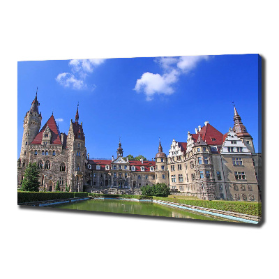 Canvas wall art Poland Moszna Castle