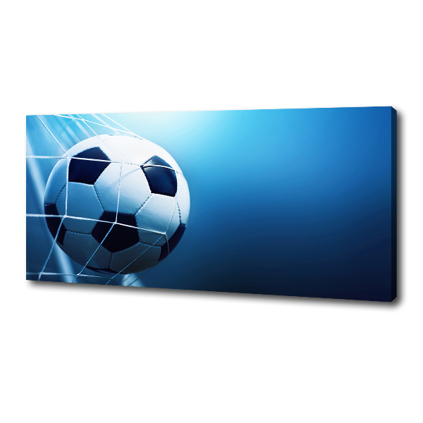 Canvas wall art Ball in the goal