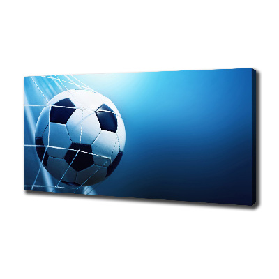 Canvas wall art Ball in the goal