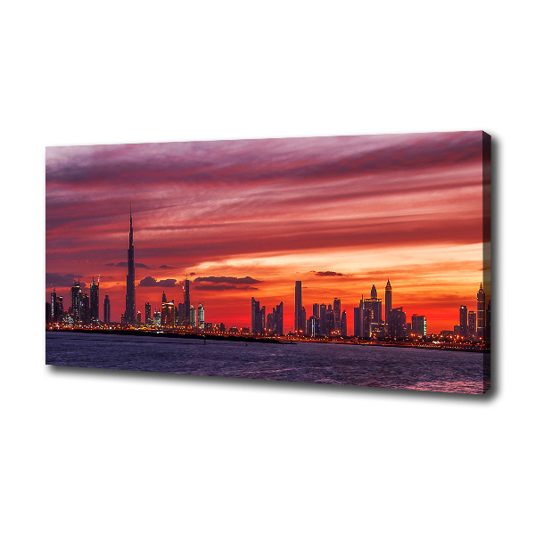 Canvas wall art Sunset Dubai