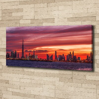 Canvas wall art Sunset Dubai