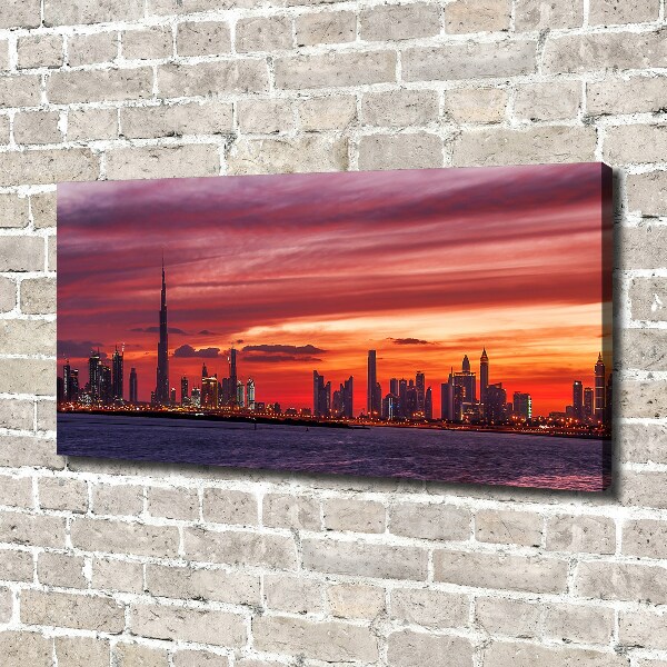 Canvas wall art Sunset Dubai