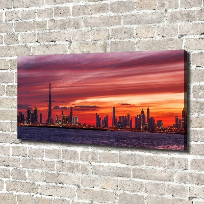 Canvas wall art Sunset Dubai