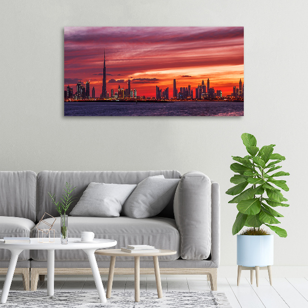 Canvas wall art Sunset Dubai