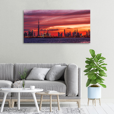 Canvas wall art Sunset Dubai