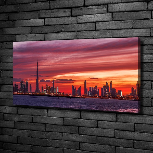 Canvas wall art Sunset Dubai