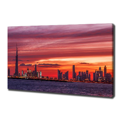 Canvas wall art Sunset Dubai