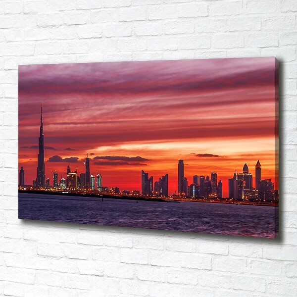 Canvas wall art Sunset Dubai