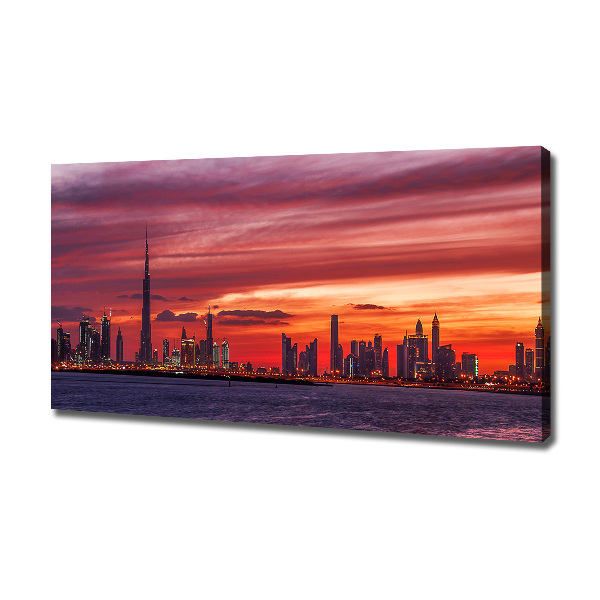 Canvas wall art Sunset Dubai