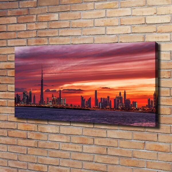 Canvas wall art Sunset Dubai