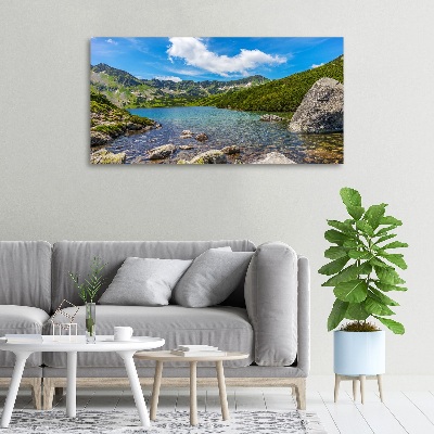 Canvas wall art Tatry Valley