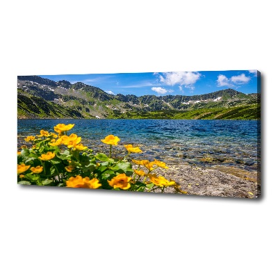 Canvas wall art Lake in the mountains